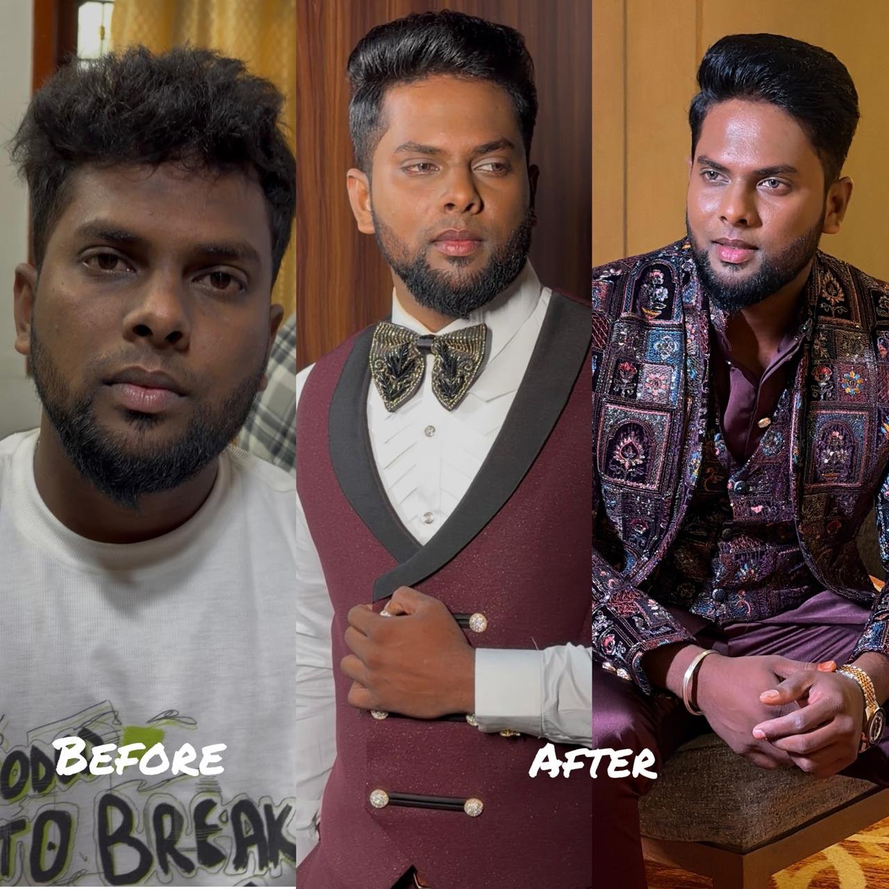 Groom Makeup Before After Chennai